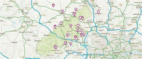 Explore Our Map Chilterns Aonb Chilterns Aonb