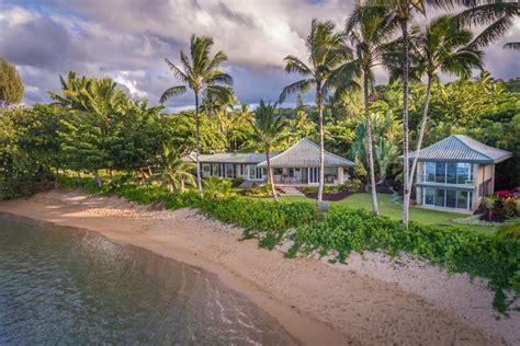 Anini Beachfront Home Rental Five Bedroom Luxury Villa On Kauai Kauai