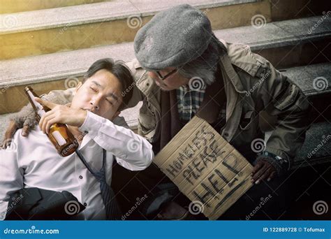 Dirty Homeless In The City Stock Photo Image Of Male 122889728