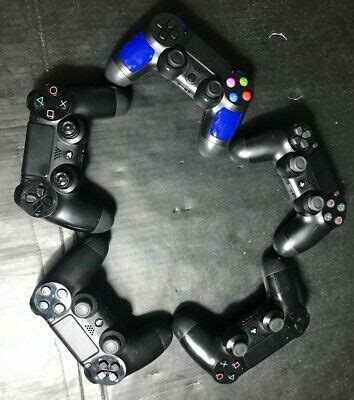 Lot of 4 PlayStation 4 PS4 Dualshock Controller *Broken Not Working As is* 711719504412 | eBay