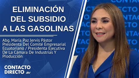 Entrevista Con Mar A Paz Jervis Pdta Comit Empresarial Ecuatoriano