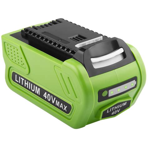 V Ah For Greenworks G Max Volt Lithium Battery