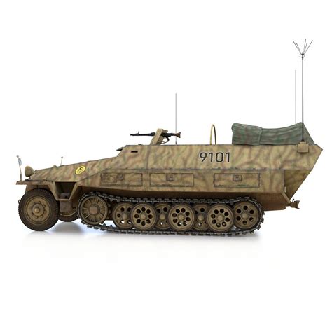 Sd Kfz Ausf D Half Track D Modell Ds C D Fbx