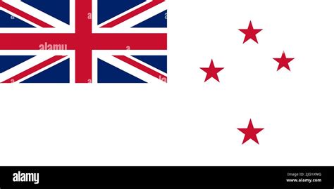 Top View Of Flag Naval Ensign New Zealand New Zealand Travel And