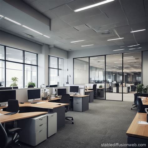 modern office zoom background stable diffusion