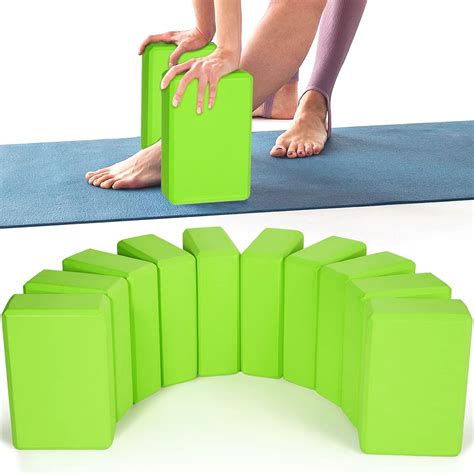 10 Pcs Yoga Blocks Bulk Eva Foam Blocks High Density Foam