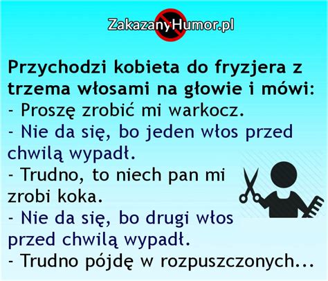 Przychodzi Kobieta Do Fryzjera D Zakazany Humor Pl