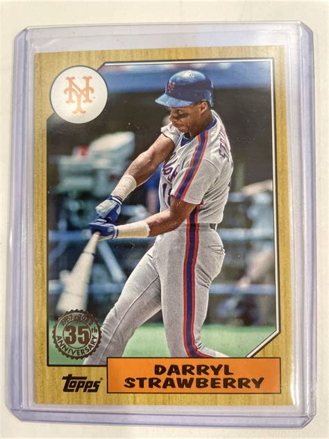 Darryl Strawberry Topps Topps Auto New York Mets Values Mavin