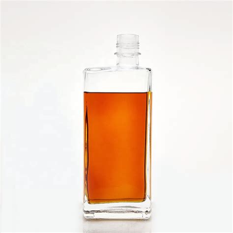 Bespoke Liquor Bottle Gasoline Can Shape Rectangle Square 750ml Vodka