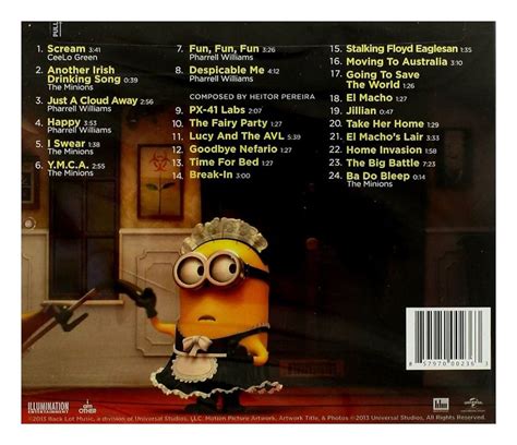 Despicable Me 2 Cd Cover