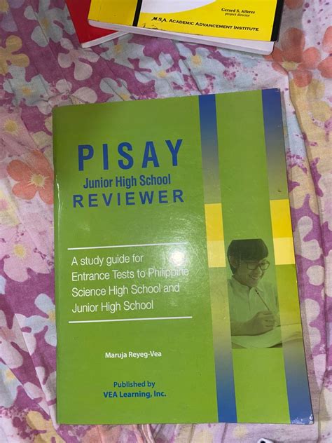 Pisay Junior High School Reviewer Vea Learning Hobbies And Toys Books