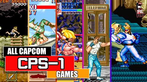 All Capcom CPS 1 Games Evolution Capcom Games YouTube