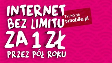 Internet mobilny no limit w T Mobile za 1 zł przez 6 miesięcy