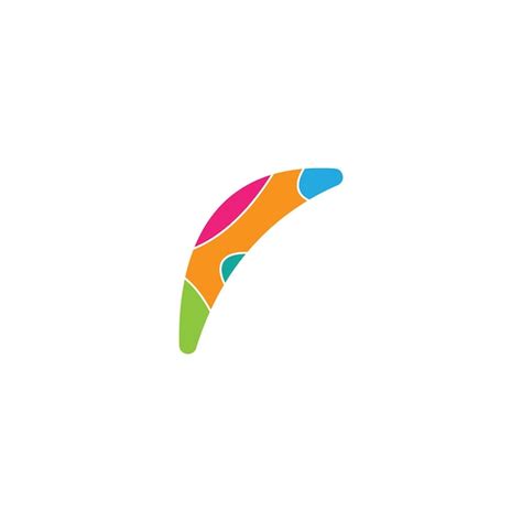 Premium Vector Boomerang Icon Logo Vector Illustration