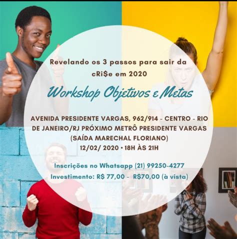 Workshop Objetivos E Metas Em Rio De Janeiro Sympla