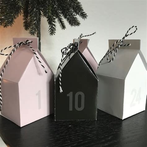 Adventskalender H Uschen Bastelset Modern Etsy De