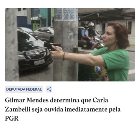 Reinaldo Azevedo On Twitter Pgr Vai Ouvir Carla Zambelli Ou Vai Dizer