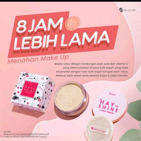 Jual Bedak Tabur Ms Glow Original Shopee Indonesia