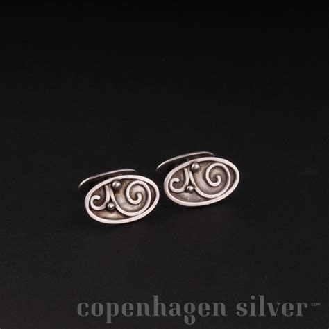 Vintage Solid Silver Cufflinks | Copenhagen Silver