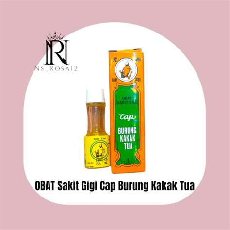 Jual Obat Sakit Gigi Cap Burung Kakak Tua 2ml Obat Sakit Gigi