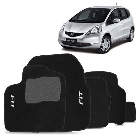 Jogo Tapete Honda Fit Conjunto De Pe As Para Modelos De A