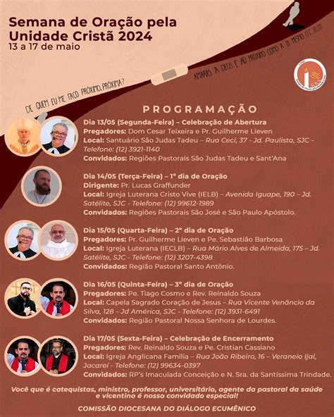 Dioceses propõem iniciativas de oração dentro da programação da Semana