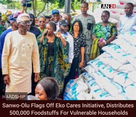 Sanwo Olu Flags Off Eko Cares Initiative Distributes 500 000