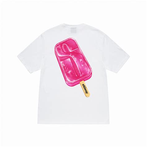 St Ssy Black Popsicle Tee White By Stussy Jellibeans