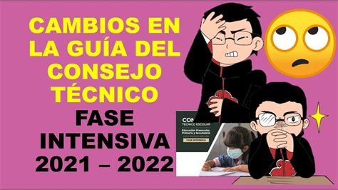 Soy Docente CAMBIOS EN LA GUÍA DEL CONSEJO TÉCNICO FASE INTENSIVA 2021