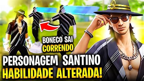 Poss Vel Mudan A Na Habilidade Do Personagem Do Santino No Free Fire