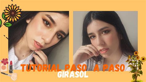 MAQUILLAJE INSPIRADO EN UN GIRASOL TUTORIAL Alenina O YouTube