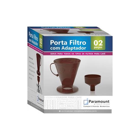 Porta Filtro para Café Adaptador Marrom Paramount Loja de