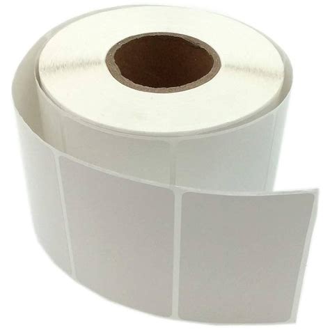 White Removable Barcode Paper Sticker For Garments Packaging Type