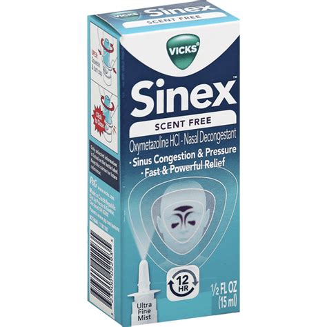 Vicks Sinex Severe Nasal Decongestant Spray Fast Acting