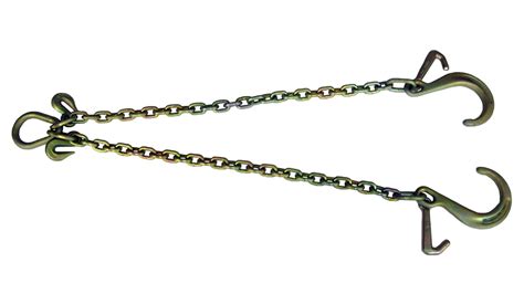 10 FT TOW CHAIN 5 16 G70 15 J HOOK AND GRAB HOOK CTS Cargo Tie