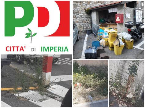 Imperia Rifiuti E Degrado In Citt Pd Bacchetta Amministrazione