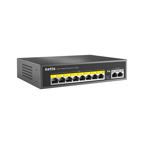 P110C | 8POE+2RJ45 100M Standard POE Switch