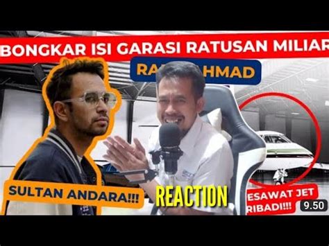 Bongkar Koleksi Kendaraan Ratusan Miliar Raffi Ahmad Reaction