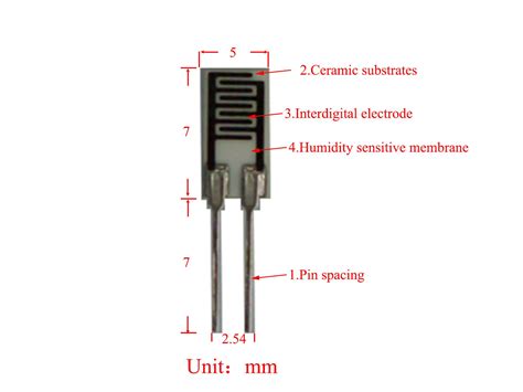 Humidity Resistance Type Polymer Humidity Sensor Humidity Sensitive