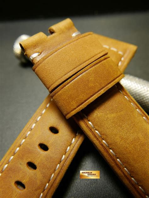 PANERAI STRAP SUEDE BROWN – Goldman Luxury