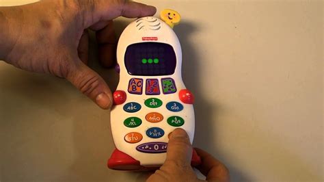 Fisher Price Laugh And Learn Learning Phone Toddler Toy Youtube