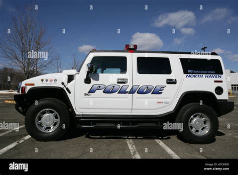 Hummer Truck Police Vehicle Stock Photo Alamy