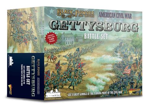 American Civil War Gettysburg Battle Set Black Powder Epic Battles Atomic Empire