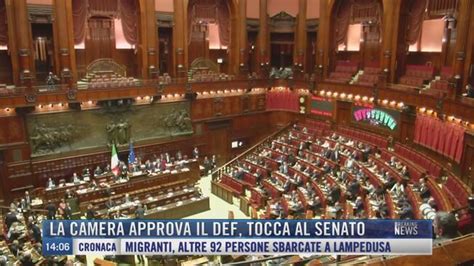 Breaking News Delle 14 00 La Camera Approva Il Def Tocca Al Senato