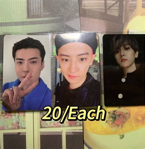 Wts Exo Exist Baekhyun Xiumin Chanyeol Sehun Hobbies Toys