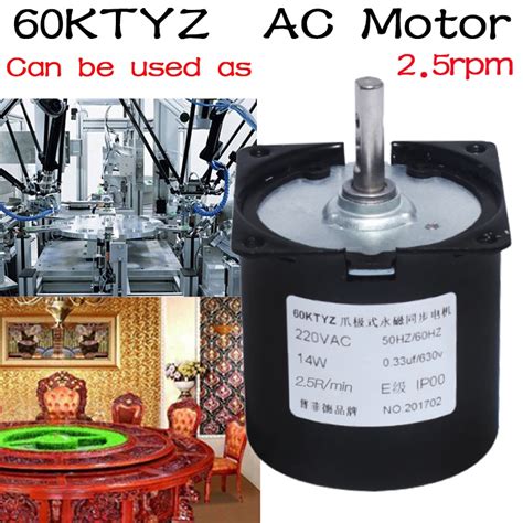 New Upgrade Ktyz Permanent Magnet Synchronous Motor Ac V W Gear