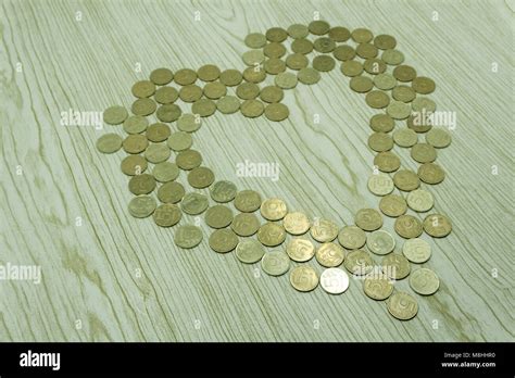 Heart Shape Metal Plate Isolated Stock Photo Alamy