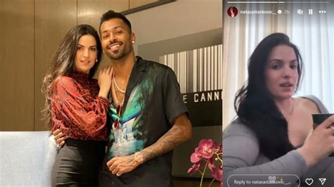 Hardik Pandya Natasha Stankovic Divorce Rumours Cricketer S Wife Shares Video Slams