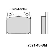 BALATA SEMI METALICA DELANTERA VOLKSWAGEN TRUCK COMBI 1972 2001 PANEL