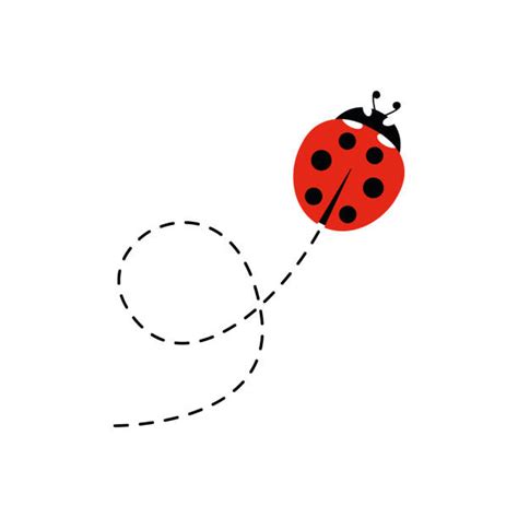 Ladybug Flying Clipart